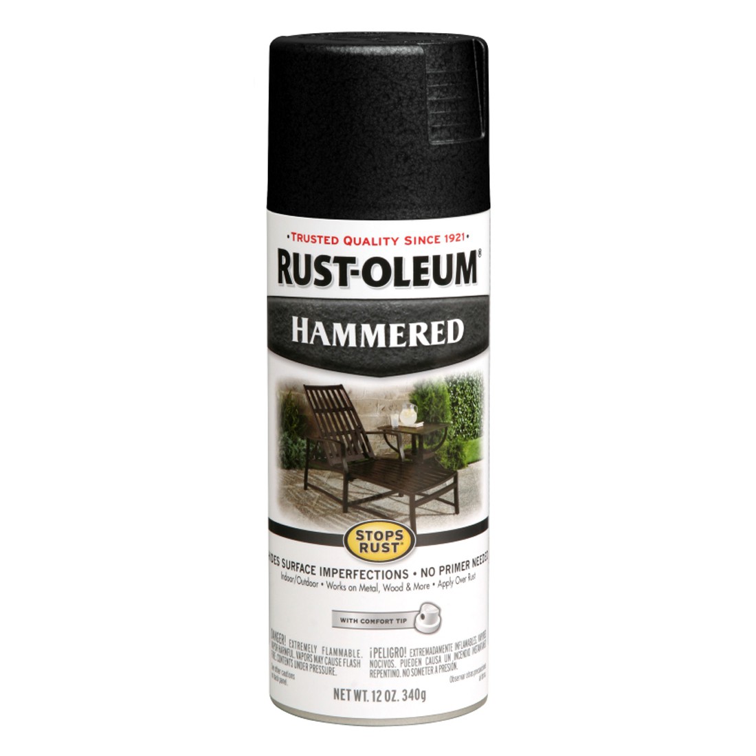 Rust Oleum Hammered Spray - สีสเปรย์กันสนิม ลายฆ้อน Black