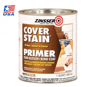 Rust Oleum Zinsser® Cover-Stain® Oil-Base Primer ชนิดทา (0.946 ลิตร) 3504