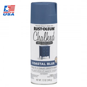 Rust Oleum Chalked Ultra Matte Paint - สีสร้างพื้นผิว vintage 302598 (Coastal Blue)