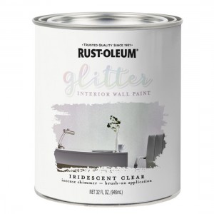 Glitter - สีสร้างประกาย ชนิดทา (0.946 ลิตร) Iridescent Clear