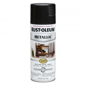 Rust Oleum Metallic Spray - Rust Protection สีสเปรย์ กันสนิม เมทัลลิค Black Night