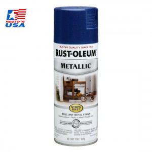 Rust Oleum Metallic Spray - Rust Protection สีสเปรย์ กันสนิม เมทัลลิค Cobalt Blue
