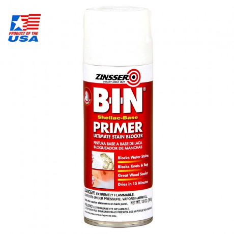 Rust Oleum Zinsser® B-I-N Shellac-Base Spray Primer 1008