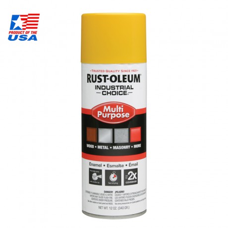Rust Oleum Multi-Purpose Spray สีสเปรย์ อุตสาหกรรม Safety Yellow