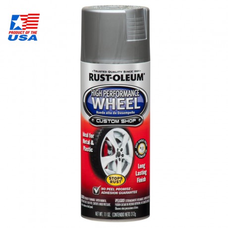 Rust Oleum® High Performance Wheel - สีสเปรย์ พ่นล้อแมกซ์  # 248927 (Steel)