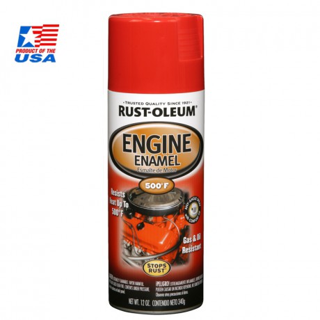 Rust Oleum Engine Enamel (500F) Ford Red # 248948