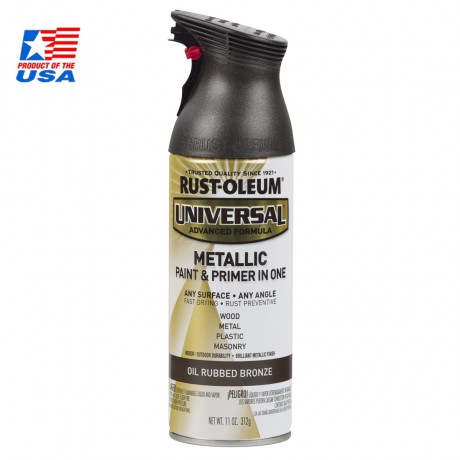 Rust Oleum Universal Spray Metallic - สเปรย์ เมทัลลิค พรีเมี่ยม Oil Rubbed Bronze