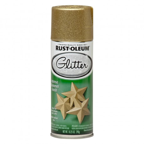 Rust Oleum Glitter Spray Paint - GOLD สีประกายเพชร สีทอง
