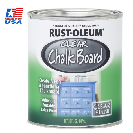 Rust Oleum Clear Chalkboard - สีชอล์คใส ชนิดทา  
