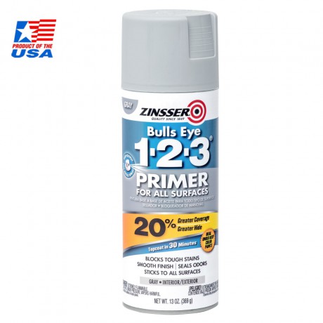 Bulls Eye 1-2-3® Spray - สีสเปรย์รองพื้นอเนกประสงค์ (ยึดเกาะได้หลากหลายพื้นผิว)