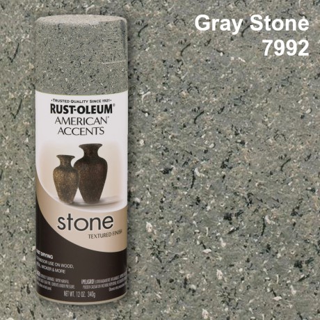 Rust Oleum สีสเปรย์ลายหิน-Stone Spray Paint   (Gray Stone)