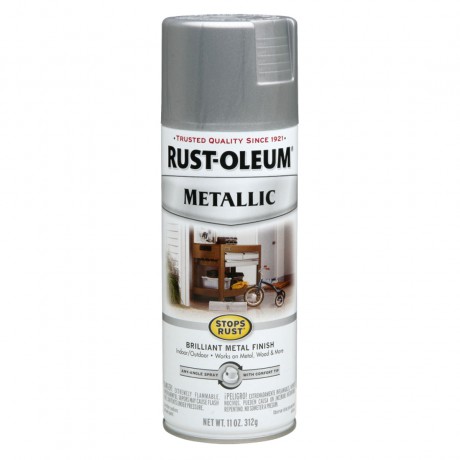 Rust Oleum Metallic Spray - Rust Protection สีสเปรย์ กันสนิม เมทัลลิค Silver