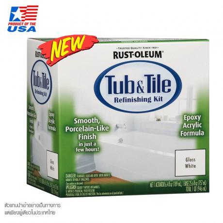 Tub & Tile Refinishing Kit White #384165  สีเคลือบอ่างและสุขภัณฑ์