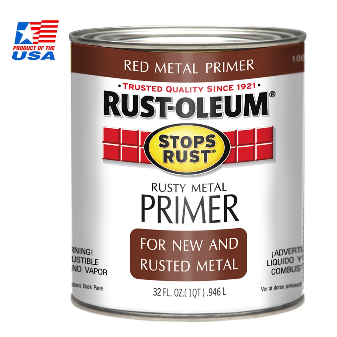 Rust Oleum 1069 Red Primer - สีรองพื้นแดงชนิดทนทานพิเศษ (0.946 ลิตร)